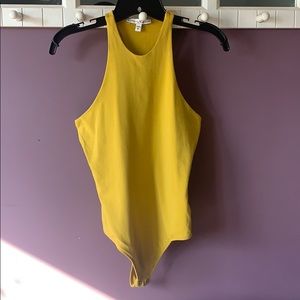 Racerback High-Neck Thong Bodysuit